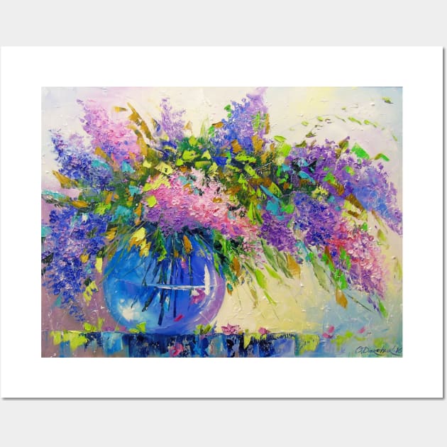 Bouquet of lilac Wall Art by OLHADARCHUKART